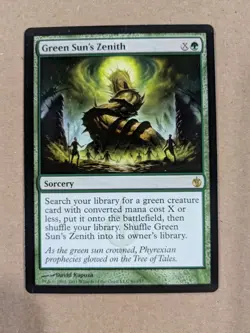 Mirrodin Besieged - MTG - Green Sun's Zenith - LP - Image 1