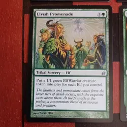 Mtg Elvish Promenade, Elvish Harbinger, Elvish Archdruid, Sylvan Messenger LP/NM - Image 2