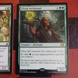 Mtg Elvish Promenade, Elvish Harbinger, Elvish Archdruid, Sylvan Messenger LP/NM - Image 4