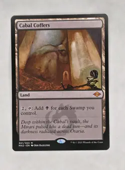 Magic the Gathering Modern Horizons 2 #301 Cabal Coffers - Regular - Image 1