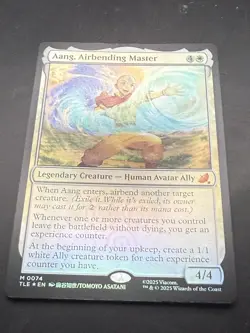 Aang, Airbending Master MTG Avatar FOIL M0074 NM - Image 2