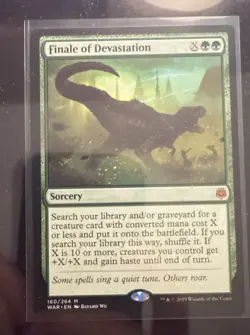 Magic: The Gathering Finale of Devastation War of the Spark Mythic Green 160/264 - Image 1