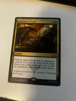 1 Assassin's Trophy #152 Guilds of Ravnica Regular Rare LP Lightly Played - Image 1