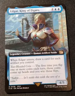 Edgar, King Of Figaro - Extended Art - FIN - MTG - EN - NM - 0436 - Image 1
