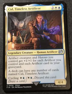 Cid, Timeless Artificer - FIN - MTG - EN - NM - 0420 - Image 1