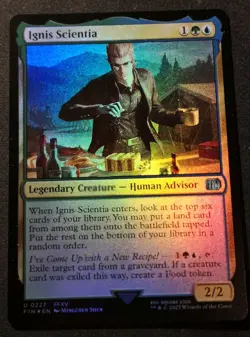 Ignis Scientia - Foil - FIN - MTG - EN - NM - 0227 - Image 1