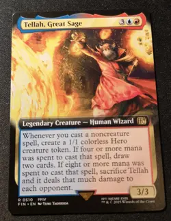Tellah, Great Sage - Extended Art - FIN - MTG - EN - NM - 0510 - Image 1