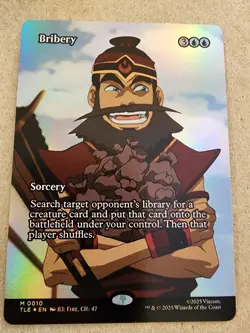 Bribery - #10 Foil (Borderless) Avatar - Mtg - Image 1