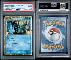 2021 POKEMON SWSH BLACK STAR PROMO CELEBRATIONS COLL #136 MIMIKYU-HOLO PSA 9 - Image 3