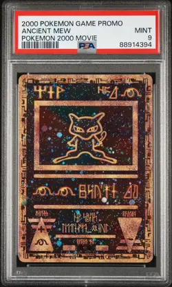 2000 POKEMON GAME MOVIE - ANCIENT MEW - PSA 9 - Movie Promo - Image 1