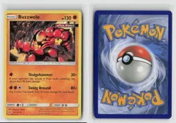 BUZZWOLE 77/131 FORBIDDEN LIGHT NON HOLO POKEMON TCG LP - Image 3