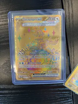 Pokemon Terapagos ex 230HP Hyper Rare Full Art 180/131 Prismatic Evolutions Holo - Image 1