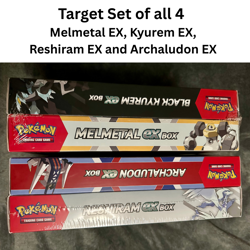 Pokemon Archaludon & Reshiram + Black Kyurem & Melmetal ex Box Sets 4-PACK - Image 2