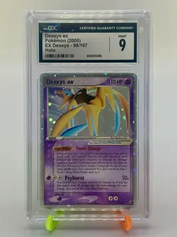 2005 Pokemon Deoxys EX 98/107 Holo CGC 9 - Very LOW POP - VINTAGE - Image 1