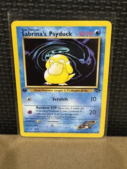 2000 Pokemon Gym Challenge - 1st Edition - Sabrina’s Psyduck 99/132 - Ungraded - Image 1