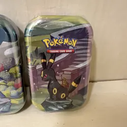 Pokemon TCG Mini Tin Prismatic Evolutions lot of 3 tins - Image 4