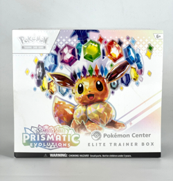 Pokemon Center Scarlet Violet Prismatic Evolutions Elite Trainer Box ETB IN HAND - Image 1