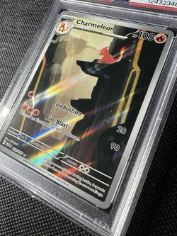 2023 POKEMON MEW EN-151 ILLUSTRATION RARE #169 CHARMELEON PSA 9 - Image 3