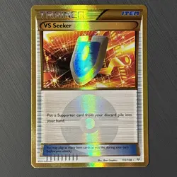 Pokemon Vs Seeker 110/108 Gold Secret Rare Lightly Played Primal Clash - Image 1