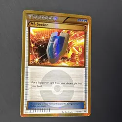 Pokemon Vs Seeker 110/108 Gold Secret Rare Lightly Played Primal Clash - Image 2
