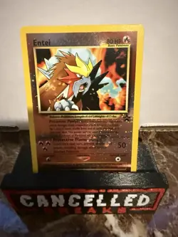 Pokemon TCG Entei Wizards Black Star Promos 34 Holo Promo Promo - Image 1
