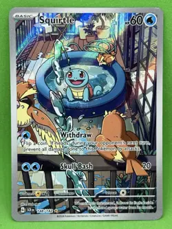 Squirtle 148/142 - NM - Pokemon Stellar Crown - Illustration Rare - Image 1