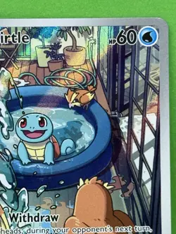 Squirtle 148/142 - NM - Pokemon Stellar Crown - Illustration Rare - Image 2