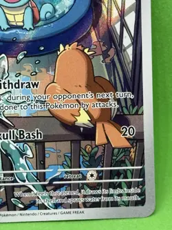 Squirtle 148/142 - NM - Pokemon Stellar Crown - Illustration Rare - Image 3