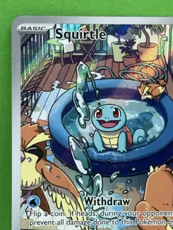 Squirtle 148/142 - NM - Pokemon Stellar Crown - Illustration Rare - Image 5