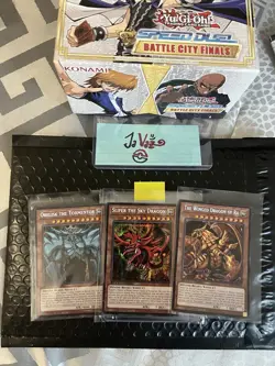 YuGiOh! Egyptian God Cards SET Speed Duel Battle City Finals Prismatic Secret ✨ - Image 1