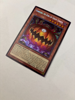Yugioh! Pumpking the King of Grave Ghosts MZMU-EN001 Secret Rare 1st Ed NM - Image 3