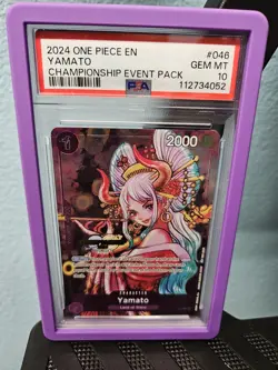 PSA 10 Yamato (CS 2024 Event Pack) P-046 One Piece Championship Promo - Image 1
