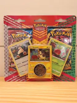 Pokemon TCG: Snorlax, Morpeko & Applin Cards with 2 Booster Packs & Coin - Image 1