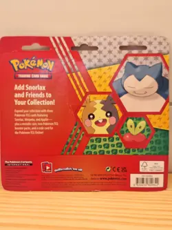 Pokemon TCG: Snorlax, Morpeko & Applin Cards with 2 Booster Packs & Coin - Image 2