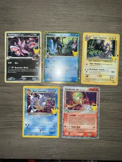 Pokemon TCG 25th Anniversary Celebrations Card Lot Of 5 Lunch Box Promos Set - Image 2
