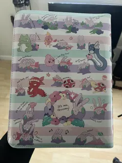 Pokemon Center TCG We're Goomy Zip Binder 9 Pocket, 360 Cards Storage - Image 1