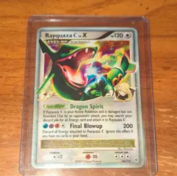 Rayquaza C LV.X 146/147 Supreme Victors Ultra Rare Holo Level-Up Pokemon Card - Image 1
