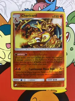 Pokemon Card TCG - Charizard - Sun & Moon Team Up - 014/181 - Reverse Holo Rare - Image 1