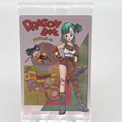 Dragonball Son Goku Bulma 4-28 CR Itajaga Wafer Card DBS Holo japanese [Sealed] - Image 1