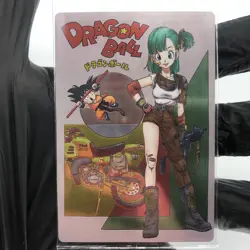 Dragonball Son Goku Bulma 4-28 CR Itajaga Wafer Card DBS Holo japanese [Sealed] - Image 2