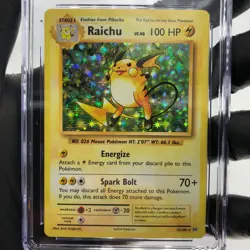 CGC 9 Pokemon Card Raichu 36/108 Evolutions 2016 Holo English Karte [9] - Image 3