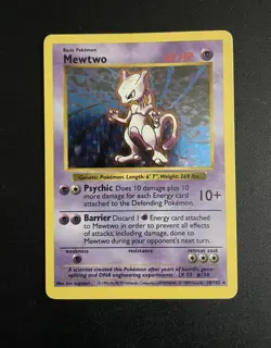 Mewtwo | 10/102 | Shadowless | Holo | Pokemon Card | LP - Image 1