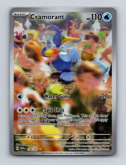 Cramorant 176 2024 Pokemon Twilight Masquerade Illustration Rare Card NM+ - Image 1