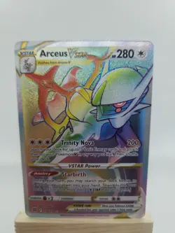 Pokemon Arceus VSTAR 176/172 Secret Rare Full Art Holo Brilliant Stars TCG Card - Image 1