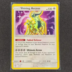 Shining Arceus - 57/73 - Ultra Rare - Shining Legends - Pokemon Card - VLP - Image 1