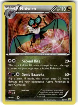 Noivern - 30/30 - Holo - XY Noivern Trainer Kit - Pokemon Card - Image 1