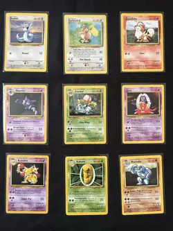 Pokemon Base Set COMPLETE Unlimited NON HOLO Cards 17-102 1999 WOTC - Image 3