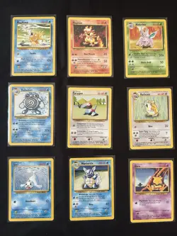 Pokemon Base Set COMPLETE Unlimited NON HOLO Cards 17-102 1999 WOTC - Image 5