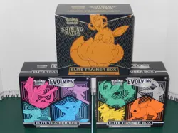 Pokemon S&S Era Elite Trainer Boxes LOT of 3 OPEN with Loose cards - Image 1