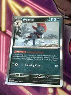 Weavile - 134/193 - Holo Rare - Rare - Paldea Evolved - Pokemon Card - Mint/NM - Image 1